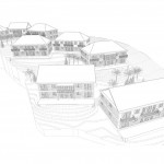 BR&C arquitectos Plano 3d viviendas Galicia