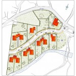 BR&C arquitectos Plano emplazamiento viviendas unifamiliares Álava
