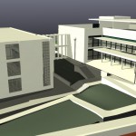 BR&C arquitectos Infografía instituto Vizcaya